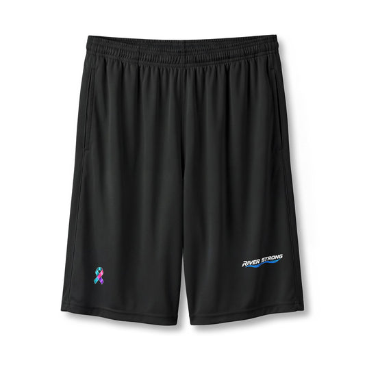 River Strong Unisex Pocketed Shorts – Choose Your Awareness Ribbon