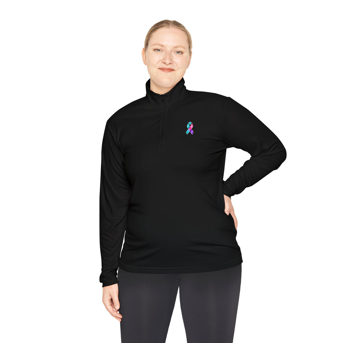 River Strong Unisex Quarter-Zip - Choose your Awareness Ribbon