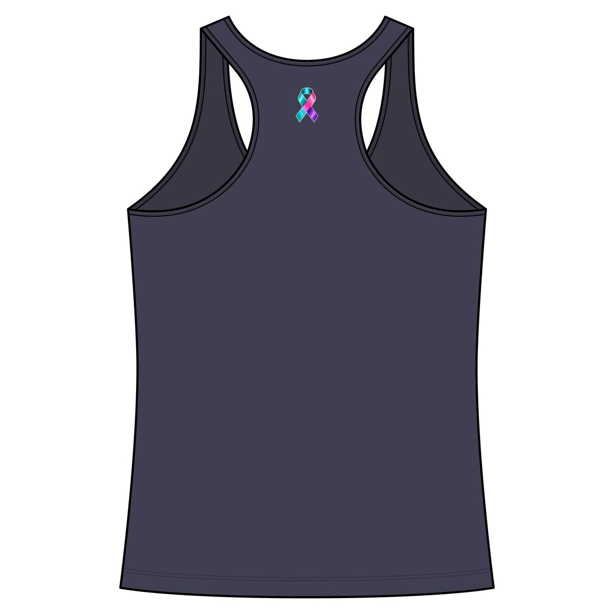 River Strong Women’s Raceback Tank-Choose Your Awareness Ribbon