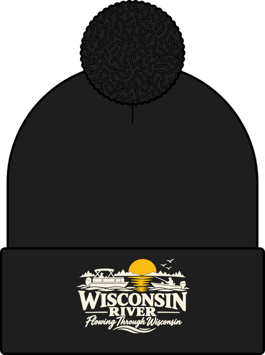 Wisconsin River Pom Beanie