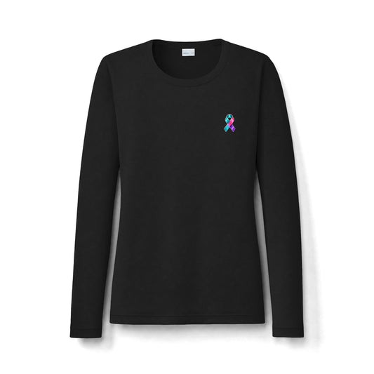 River Strong Women's Long Sleeve - Choose Your Awareness Ribbon