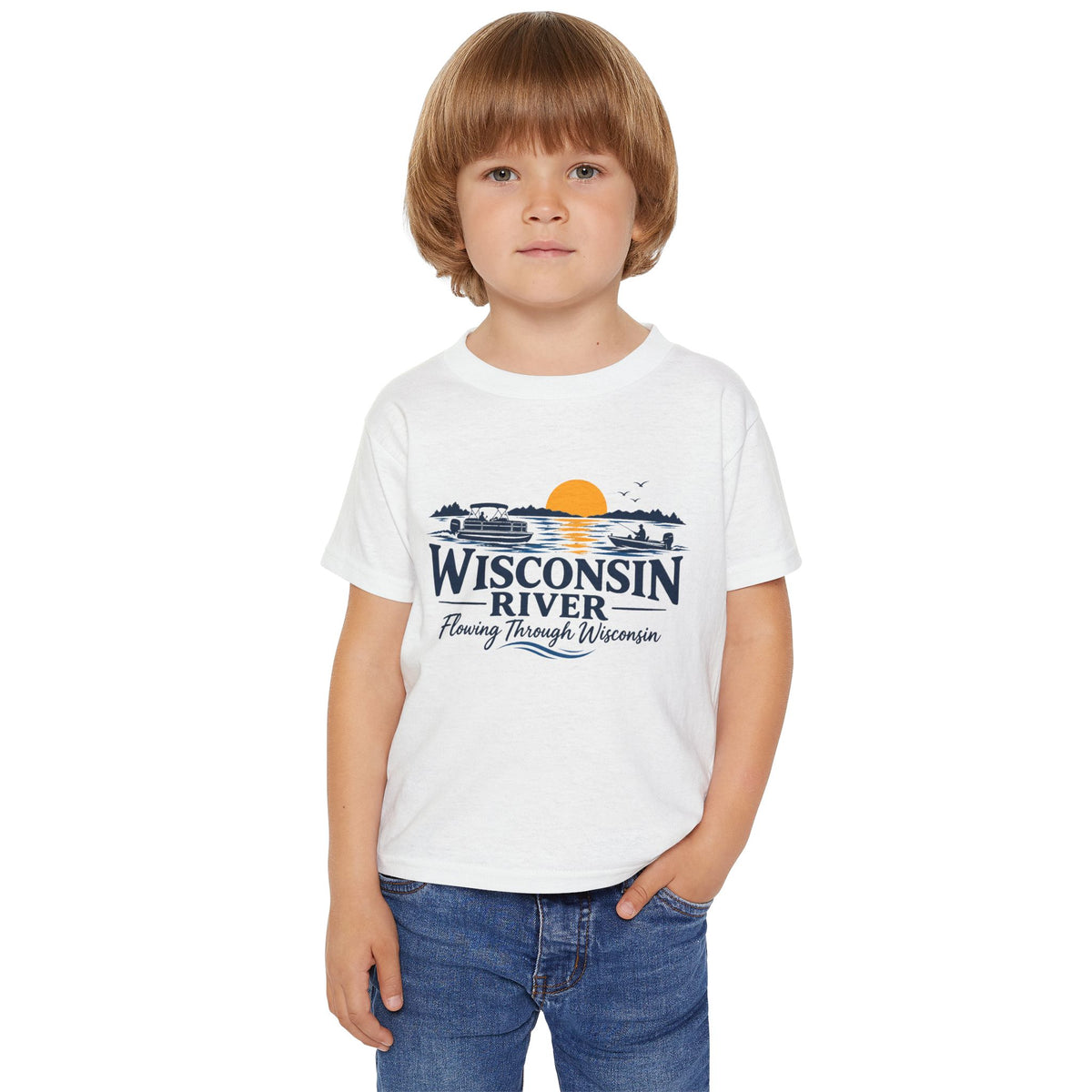 Wisconsin River Toddler T-shirt