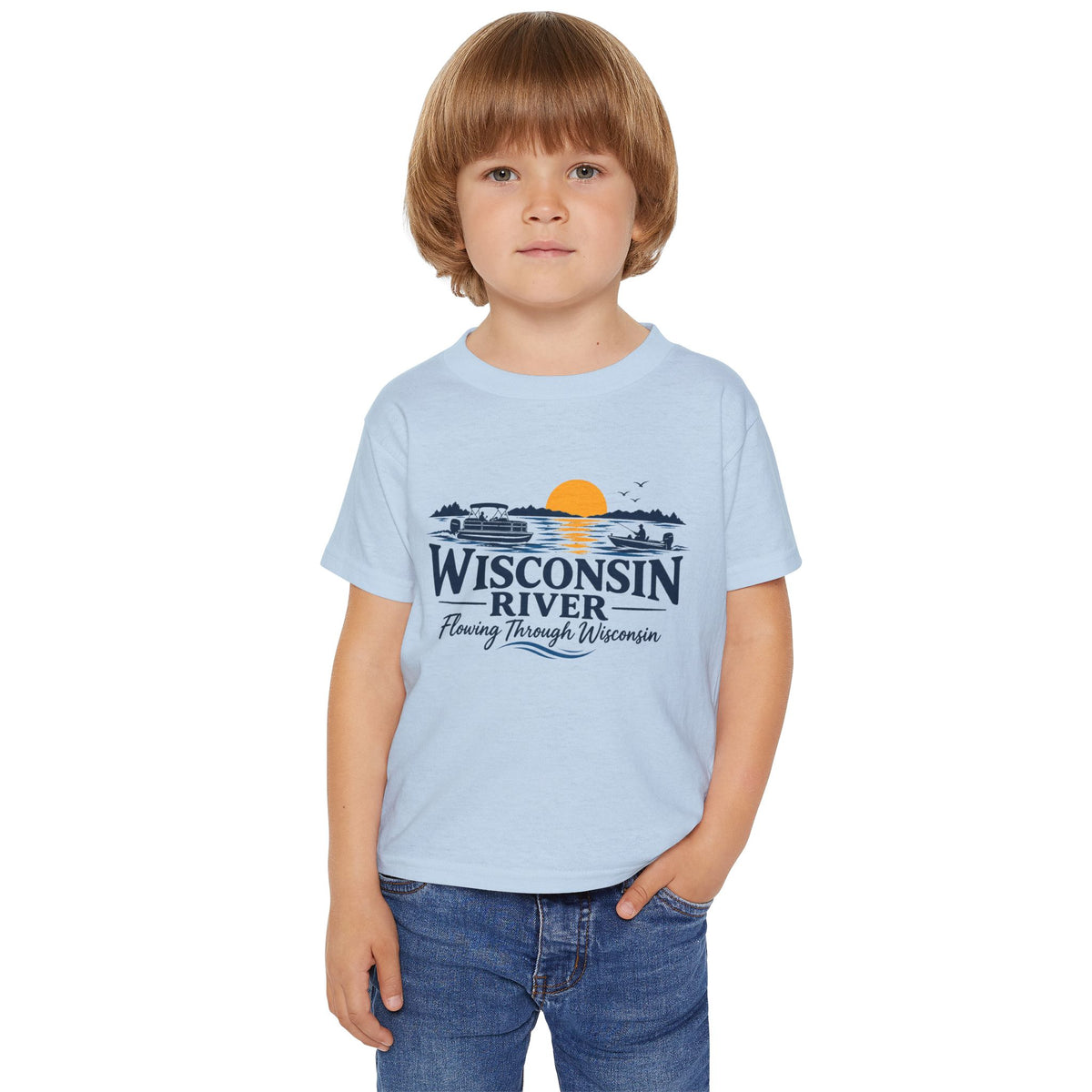 Wisconsin River Toddler T-shirt