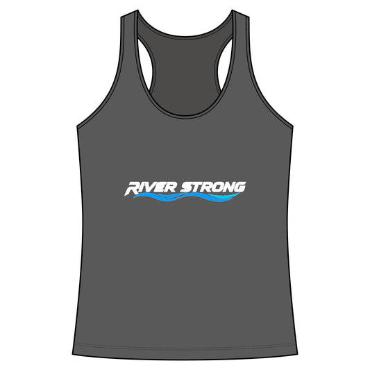 River Strong Women’s Raceback Tank-Choose Your Awareness Ribbon