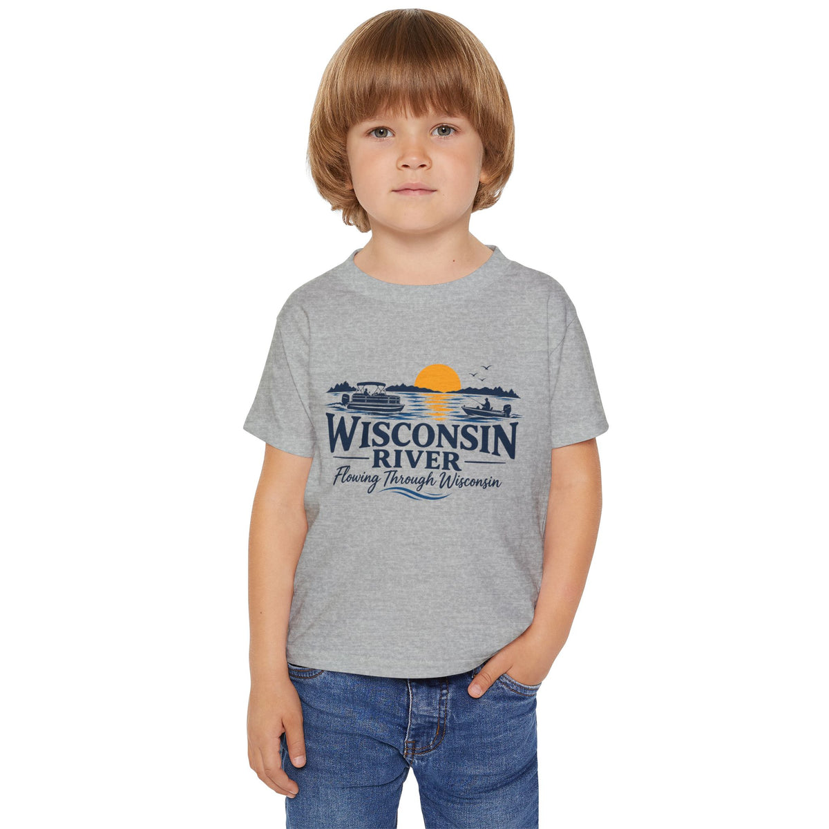 Wisconsin River Toddler T-shirt