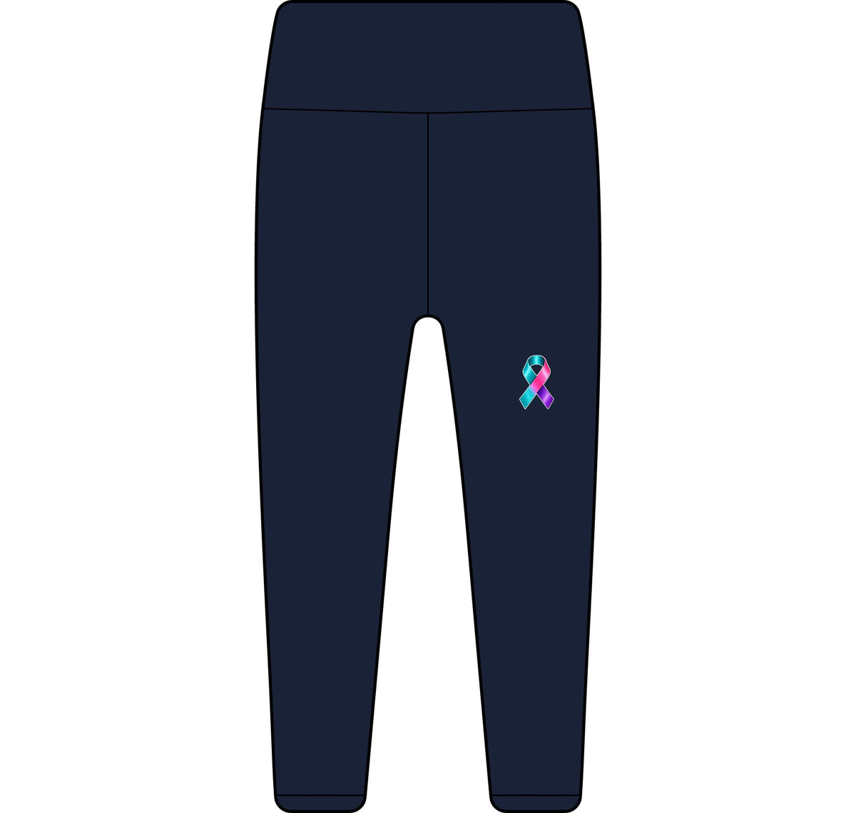River Strong Women's Impact Leggings - Choose your awareness Ribbon